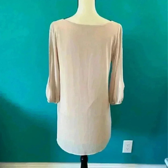 Lulus Shifting Dears Blush Pink Long Sleeve Dress - Picture 4 of 5